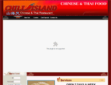Tablet Screenshot of chiliisland.net